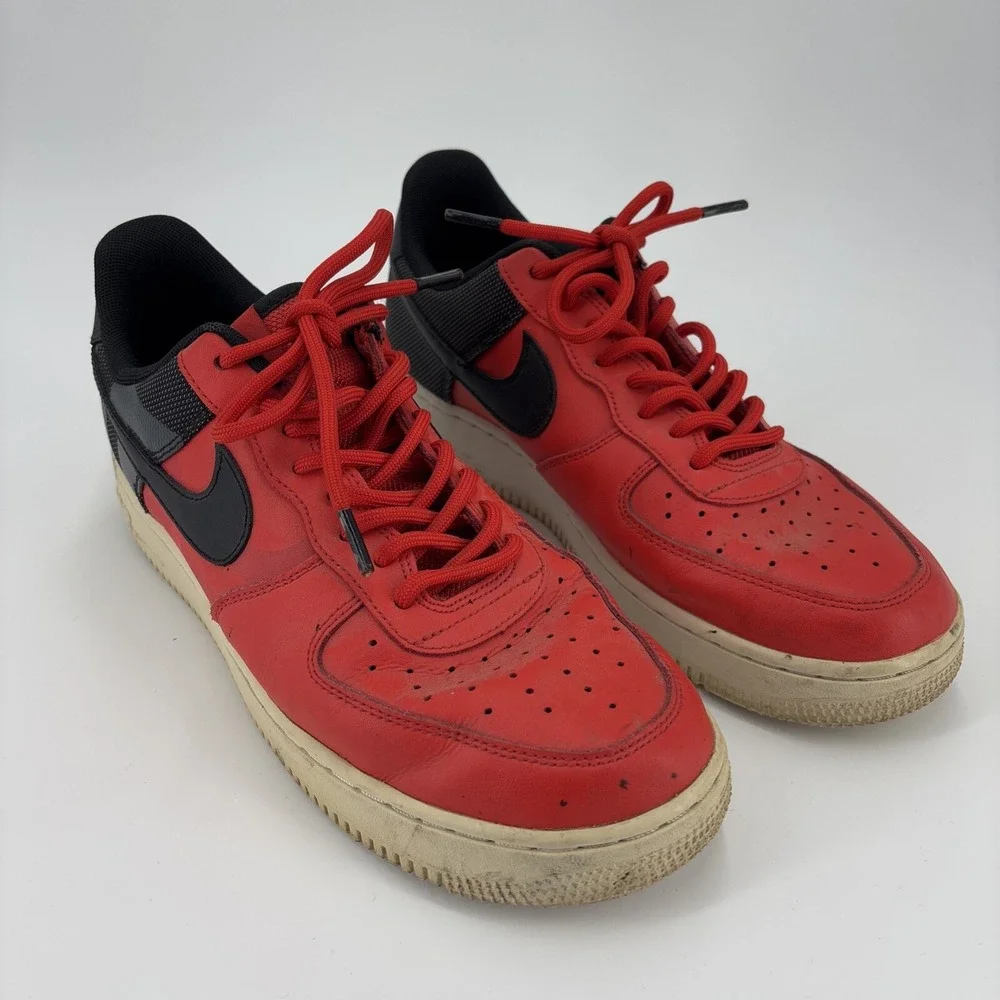 Nike Air Force 1 '07 Low Habanero Red‎ Shoes Size 8.5